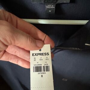 Express Polo Men’s Medium Navy NWT